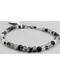 4mm Quartz, Black Rutilated bracelet 4mm Quartz, Black Rutilated bracelet