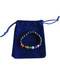 7 Chakra bracelet with bag