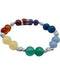 8mm 7 Chakra W Bead bracelet