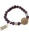 8mm Amethyst/ Quartz with Flower of Life 8mm Amethyst/ Quartz with Flower of Life