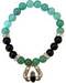 8mm Green Aventurine/ Black Onyx with Heart 8mm Green Aventurine/ Black Onyx with Heart