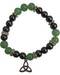 8mm Aventurine/ Hematite Triquetra Bracelet