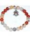 8mm Dendric Agate & Carnelian with Ladybug 8mm Dendric Agate & Carnelian with Ladybug