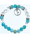 8mm Hemimorphite/ Quartz with Yoga 8mm Hemimorphite/ Quartz with Yoga