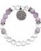 8mm Quartz/ Kunzite Flower of Life 8mm Quartz/ Kunzite Flower of Life