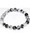 8mm Quartz, Black Rulated bracelet