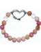 8mm Rhodonite/ Quartz with Heart 8mm Rhodonite/ Quartz with Heart