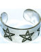 Pentagram bracelet pewter