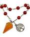 Carnelian pendulum bracelet