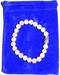 Rose Quartz & Buddha Bead in velvet bag bracelet Rose Quartz & Buddha Bead in velvet bag bracelet