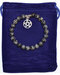 8mm Larvikite & Pentagram bracelet