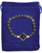 8mm Lava & Black Agate Pyramid bracelet