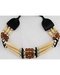 Brown Beaded Bone Choker