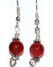 Carnelian dangle earrings