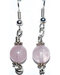 Rose Quartz dangle earrings