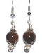 Tiger's Eye dangle earrings Tiger