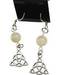 Moonstone Triquetra Earrings