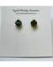 Hematite stud earrings