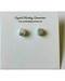 Howlite stud earrings