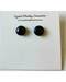 Black onyx stud earrings Black onyx stud earrings