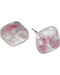 Pink Tourmaline Quartz stud earrings Pink Tourmaline Quartz stud earrings
