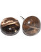 Smokey Quartz stud earrings