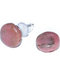 Rhodonite stud earrings