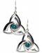 Triquetra chrysocolla earrings Triquetra chrysocolla earrings