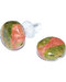 Unakite stud earrings