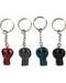 1 1/4" resin Skull key ring (assorted colors)