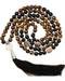 Tiger Eye & Black Agate mala