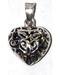 1/2" Heart, filgree sterling 1/2" Heart, filgree sterling