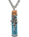 Fairy Blue glitter necklace