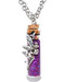 Fairy Purple glitter necklace