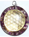1 1/2" Flower of Life Orgone Amethyst & Quartz 1 1/2" Flower of Life Orgone Amethyst & Quartz