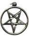 Pentagram Inverted Pewter Pendant