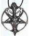1 1/2" Pentacle of the Goat pewter 1 1/2" Pentacle of the Goat pewter