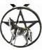 Howling Wolf Pentagram Necklace