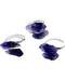 (set of 3) adjustable Amethyst rings (set of 3) adjustable Amethyst rings