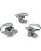 (set of 3) adjustable Quartz rings (set of 3) adjustable Quartz rings