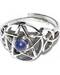 Pentacle lapis adjustable ring Pentacle lapis adjustable ring