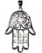 1 1/4" Fatima Hand sterling pendant