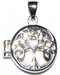 3/4" Celtic Tree of Life locket sterling pendant