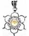 1.25" Lotus citrine pendant 1.25" Lotus citrine pendant