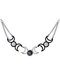 Tres Lunae necklace pewter