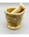 2 1/2" Fossil Coral mortar and pestle set
