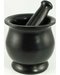 Black Soapstone Mortar and Pestle Set