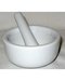 Mortar/Pestle White 3"