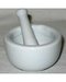 Mortar/Pestle White 2"