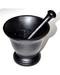 4 1/4" Cast Iron mortar and pestle set